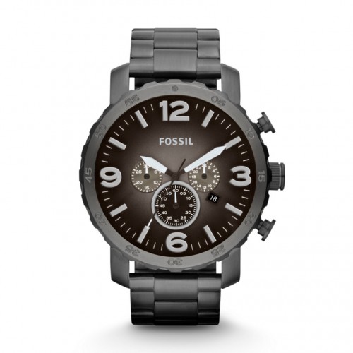 Fossil Nate Horloge  - Grijs